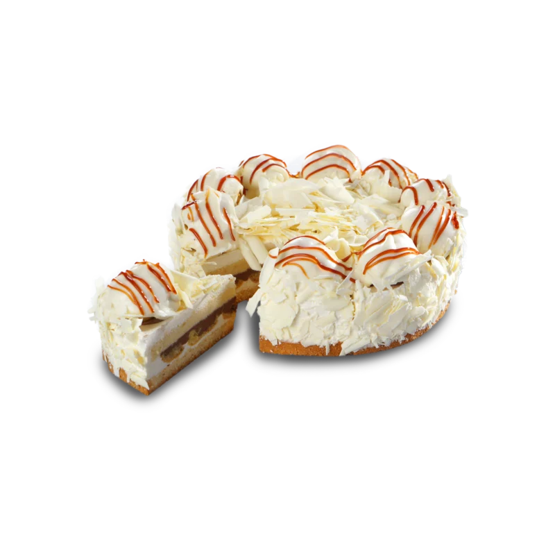 Taart met witte soesjes 10st