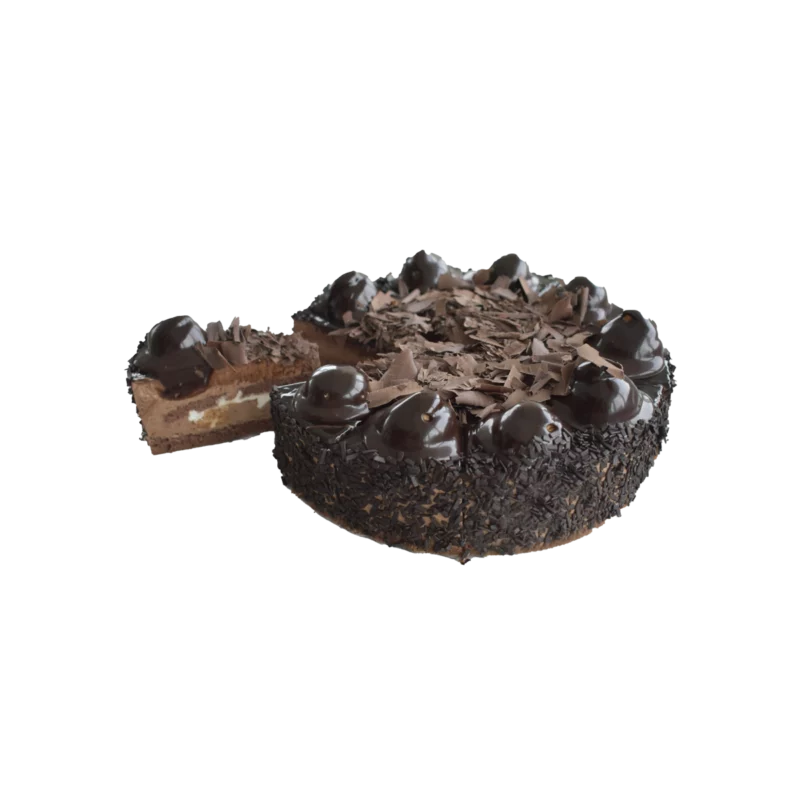 Taart met zwarte soesjes 10st