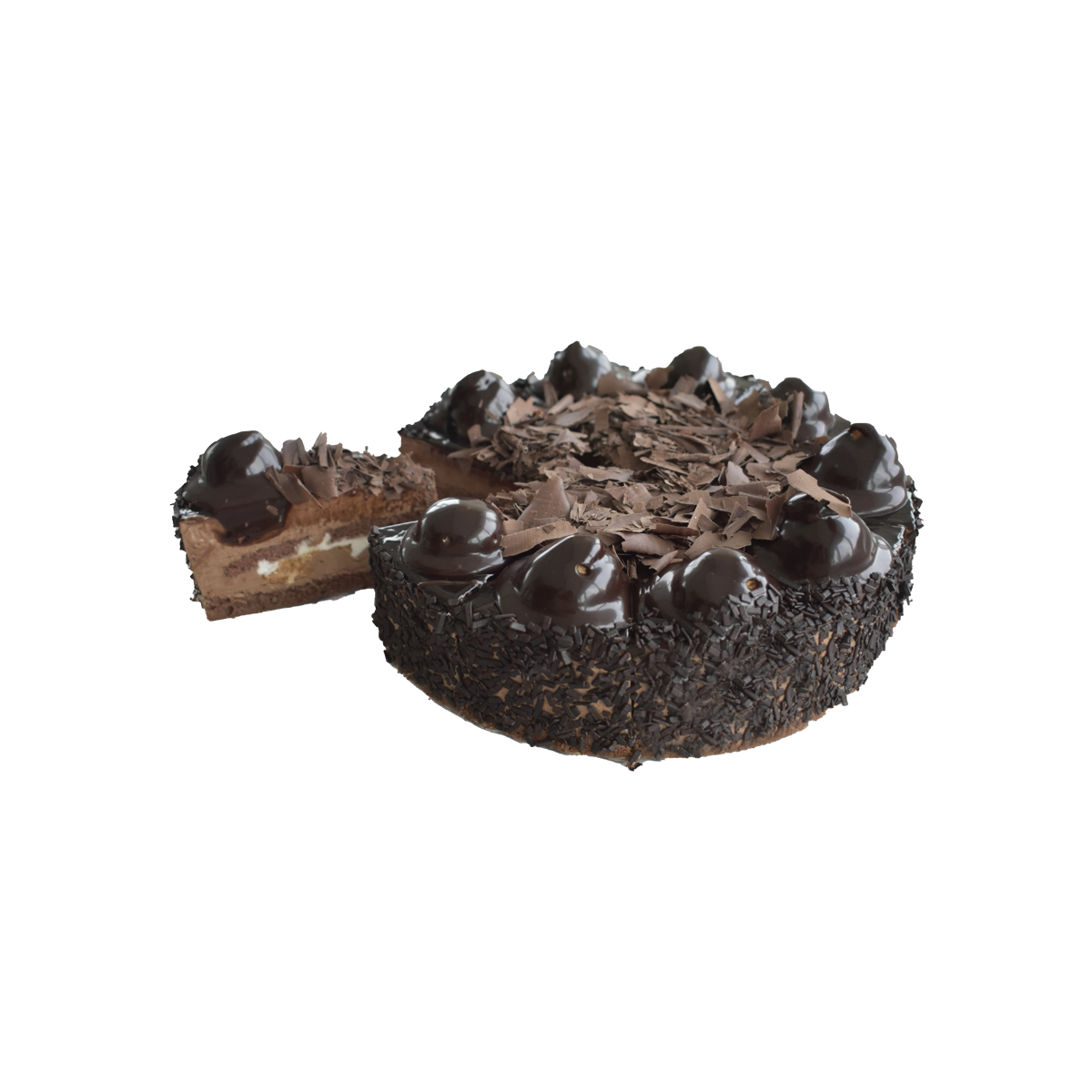 Taart met zwarte soesjes 10st